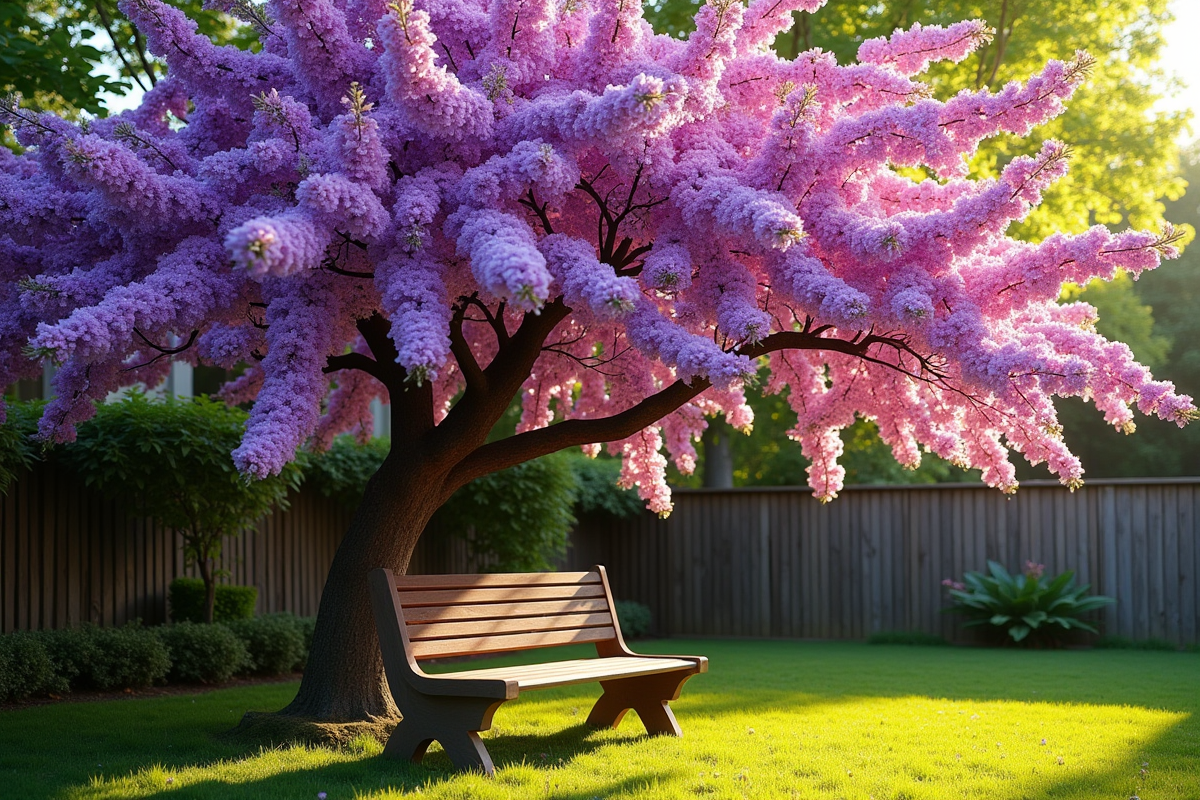 arbre violet